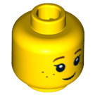 LEGO Yellow Grandma Visitor Head (Safety Stud) (3626 / 10018)
