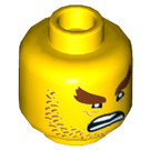 LEGO Gelb Great Weiß Hai Army Minifigure Kopf (Einbau-Vollbolzen) (3626 / 34082)