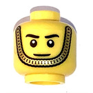 LEGO Geel Hamleys Exclusive Royal Bewaker Minifig Hoofd (Verzonken Solid Stud) (3626)