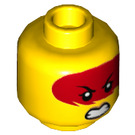 LEGO Jaune Harumi Minifigure Diriger (Goujon solide encastré) (3626 / 39059)