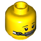 LEGO Yellow Head with Braces (Recessed Solid Stud) (3626 / 36406)