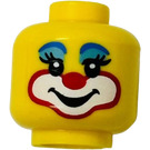 LEGO Yellow Head with Clown Face (Recessed Solid Stud) (3274)