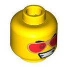 LEGO Jaune Diriger avec Glasses (Goujon de sécurité) (3626 / 87023)