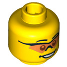 LEGO Yellow Head with Goggles (Recessed Solid Stud) (96581 / 98272)