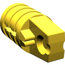 LEGO Yellow Hinge Arm Locking with Single Finger and Axlehole (30552 / 53923)