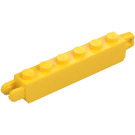 LEGO Żółty Zawias Cegła 1 x 6 Zamykający Podwójnie (30388 / 53914)