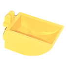 LEGO Yellow Hinge Bucket 2 x 3 Curved Bottom, Hollow, with 2 Fingers and 2 Studs (4626)