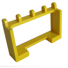 LEGO Gul Hengsel Bil Tak Holder 1 x 4 x 2 (4214)