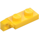 LEGO Gul Gångjärn Platta 1 x 2 Låsning med Single Finger på Slutet Vertikal med Botten skåra (44301)