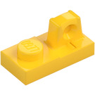 LEGO Gul Gångjärn Platta 1 x 2 Låsning med Single Finger på Topp (30383 / 53922)