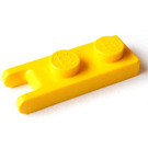 LEGO Gelb Scharnier Platte 1 x 2 mit Doppelt Finger