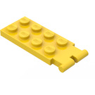 LEGO Jaune Charnière assiette 2 x 4 avec Digger Seau Titulaire (3315)