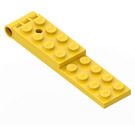 LEGO Yellow Hinge Plate 2 x 8 Legs Assembly (3324 / 73404)