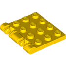 LEGO Geel Scharnier Plaat 4 x 4 Vergrendelings (44570 / 50337)