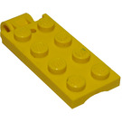 LEGO Jaune Charnière assiette Haut (73098)