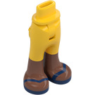 LEGO Žlutá Boky s Pants s Modrá Sandals (2277)