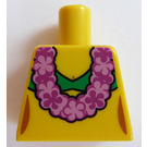 LEGO Amarillo Hula Dancer Torso sin brazos (973)