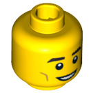 LEGO Gelb Ice Fisherman Kopf (Sicherheitsbolzen) (3626 / 97087)