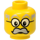 LEGO Yellow Infomaniac Head (Safety Stud) (3626)
