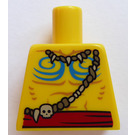 LEGO Amarillo Island Warrior Torso sin brazos (973)