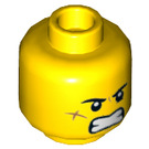 LEGO Geel Jack Davids Minifigure Hoofd (Verzonken Solid Stud) (3626 / 66661)