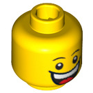 LEGO Gelb Jester Kopf (Sicherheitsbolzen) (3626 / 62793)