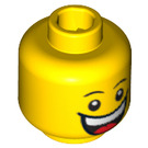 LEGO Yellow Jester Head (Safety Stud) (3626 / 62793)