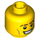 LEGO Gelb Jungle Boy Kopf (Sicherheitsbolzen) (3626 / 10019)