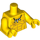LEGO Yellow Jungle Boy Torso (973 / 88585)