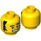 LEGO Yellow Kabob Bob Minifigure Head (Recessed Solid Stud) (3626 / 16157)