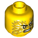 LEGO Yellow Kai FS Minifigure Head (Recessed Solid Stud) (3626 / 52966)