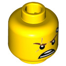LEGO Yellow Kai Kendo Minifigure Head (Recessed Solid Stud) (3626 / 34783)