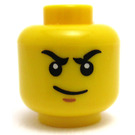 LEGO Yellow Kai/Lloyd Target Exclusive Head (Recessed Solid Stud) (3626)