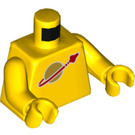 LEGO Gul Kenny Minifig Torso (973 / 76382)