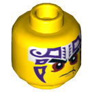 LEGO Yellow Krait Minifigure Head (Recessed Solid Stud) (3626 / 19297)