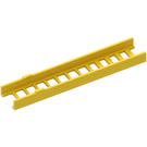 LEGO Gul Stege Botten Sektion 103.7 mm med 12 crossbars