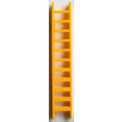 LEGO Geel Ladder Onderkant Sectie 96.6 mm met 11 crossbars