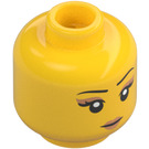 LEGO Gul Lady Yu Minifigur Hode (Sikkerhetsknott) (3274 / 105637)