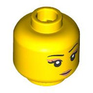 LEGO Yellow Lady Yu Minifigure Head (Safety Stud) (3274 / 105637)