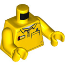 LEGO Geel Lego Store Staff Minifig Torso (973 / 76382)