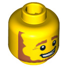 LEGO Gelb Leprechaun Kopf (Sicherheitsbolzen) (3626 / 99281)