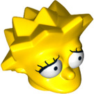 LEGO Keltainen Lisa Simpson Pää jossa Worried Look (16372)