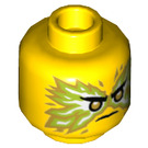 LEGO Geel Lloyd FS Minifigure Hoofd (Verzonken Solid Stud) (3626 / 52906)