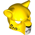 LEGO Yellow Lundor Minifigure Tiger Head (17336)