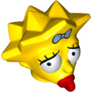 LEGO Giallo Maggie Simpson Testa con Worried Expression  (16812)