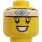 LEGO Gelb Martial Arts Boy (Einbau-Vollbolzen) (3626)