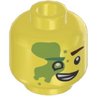 LEGO Gelb Mateo Minifigur Kopf (Vertiefte feste Noppen) (3274)