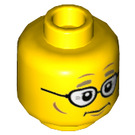 LEGO Yellow Mayor Fleck in Corn Cob Costume Minifigure Head (Recessed Solid Stud) (3626 / 69050)