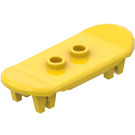 LEGO Geel Minifig Skateboard met Vier Wiel Clips (42511 / 88422)