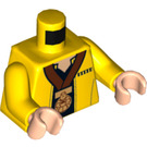 LEGO Giallo Minifigure Busto (973 / 76382)